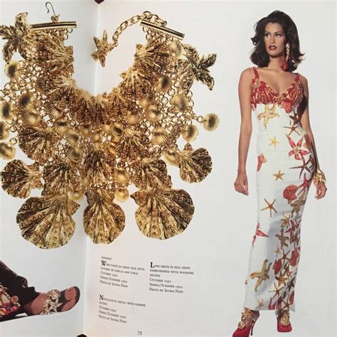 versace vintage seashell|RARE vintage Gianni Versace Spring 1992 ready to wear .